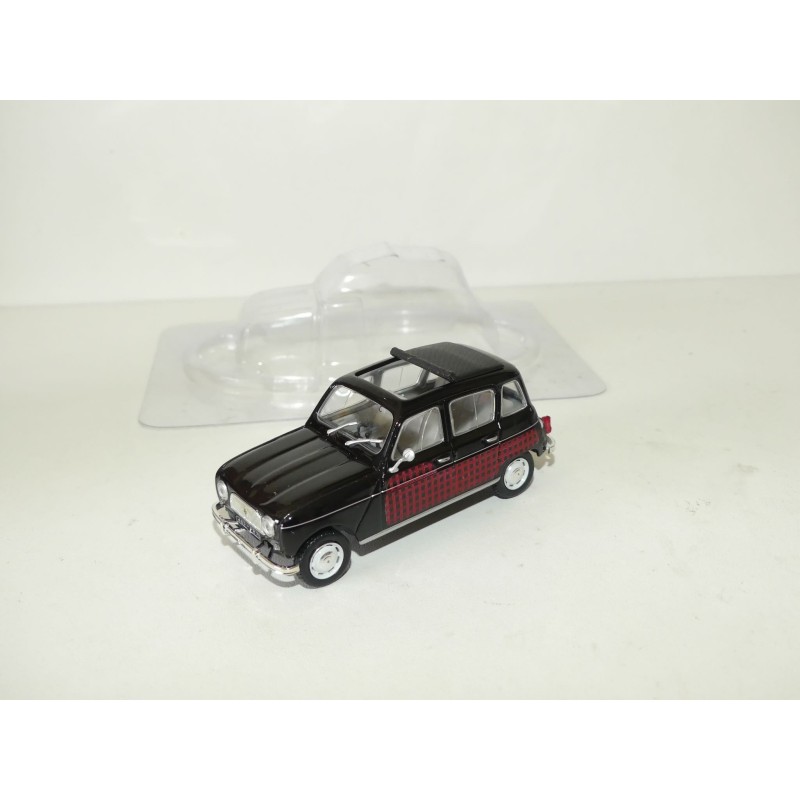 RENAULT 4 PARISIENNE Noir  et Rouge NOREV 1:43 sous coque
