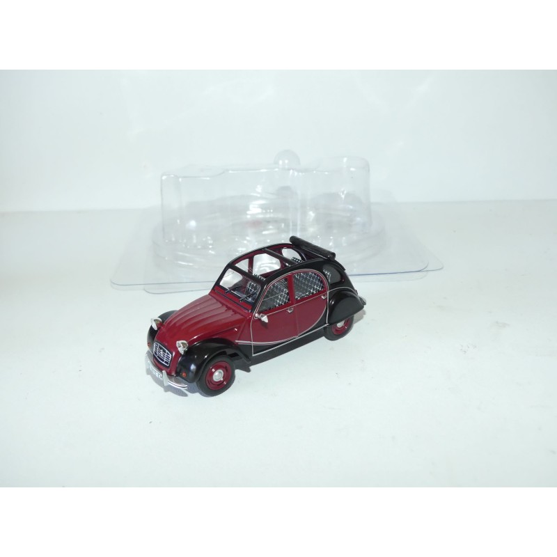 CITROEN 2CV CHARLESTON Bordeaux et Noir NOREV 1:43 1:43 sous coque