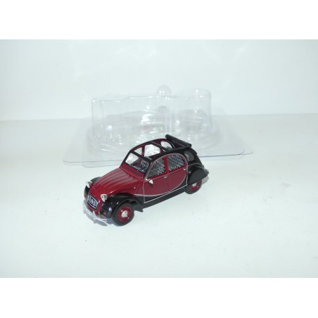 CITROEN 2CV CHARLESTON Bordeaux et Noir NOREV 1:43 1:43 sous coque