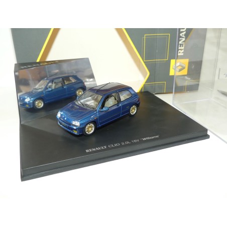 RENAULT CLIO WILLIAMS 2.0L 16V Bleu UNIVERSAL HOBBIES 1:43