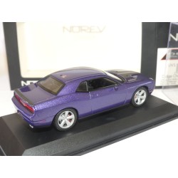 DODGE CHALLENGER SRT 8 Violette et Noir NOREV 1:43