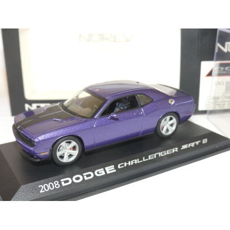 DODGE CHALLENGER SRT 8 Violette et Noir NOREV 1:43