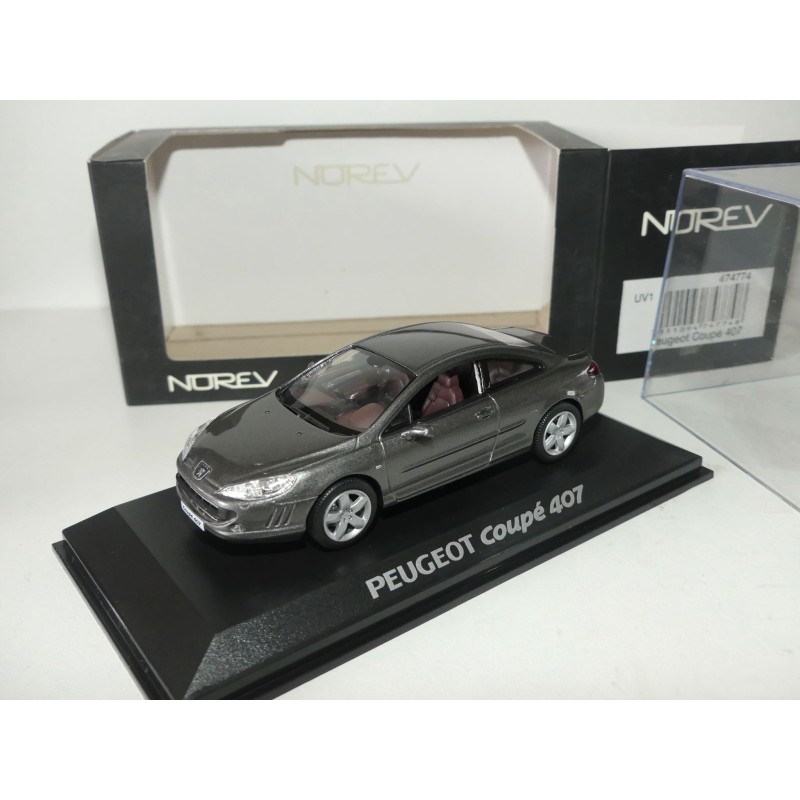 PEUGEOT 407 Gris Foncé NOREV 1:43