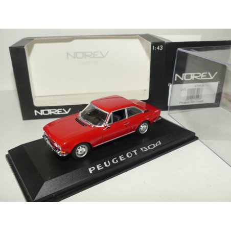 PEUGEOT 504 COUPE Rouge NOREV 1:43