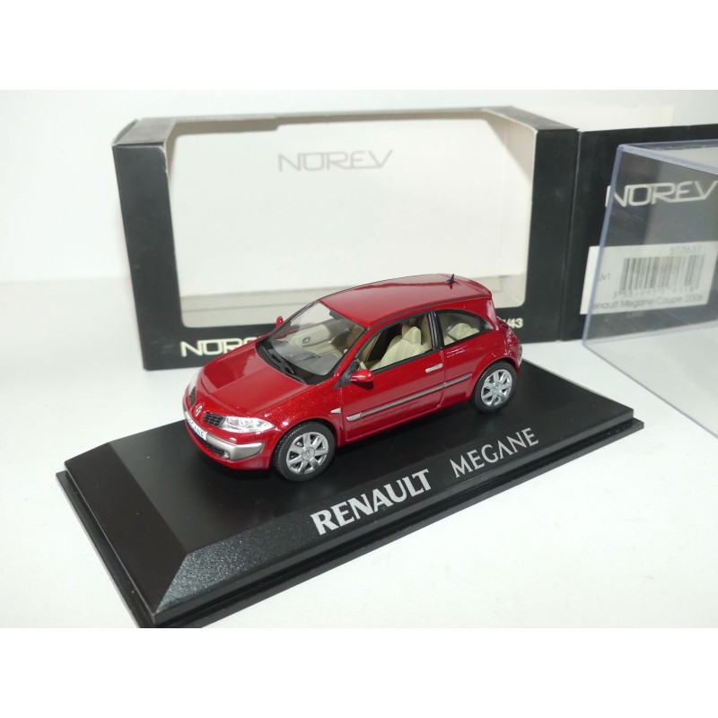 RENAULT MEGANE COUPE Rouge Vin NOREV 1:43