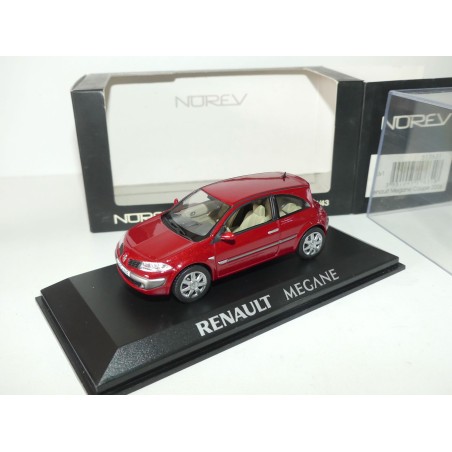 RENAULT MEGANE COUPE Rouge Vin NOREV 1:43