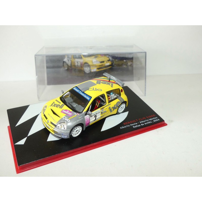 RENAULT CLIO S1600 RALLYE ESPAGNOL HEVIA 2004 ALTAYA 1:43
