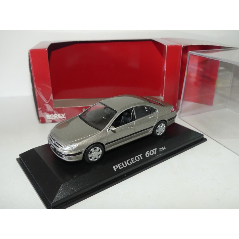 PEUGEOT 607 Phase II 2004 Gris Clair NOREV 1:43