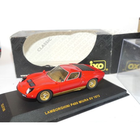 LAMBORGHINI P400 MIURA SV 1972 Rouge IXO CLC135 1:43