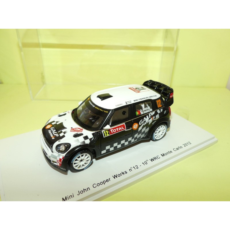MINI COOPER WRC NÂ°10 RALLYE MONTE CARLO 2012 ARAUJO SPARK 1:43