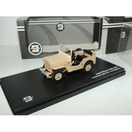 JEEP WILLYS CJ3B 1953 Sable PREMIUM CLASSIXXS TRIPLE 9 1:43