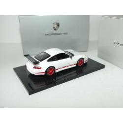 PORSCHE 911 GT3 RS Type 996 Blanc et Rouge MINICHAMPS 1:43