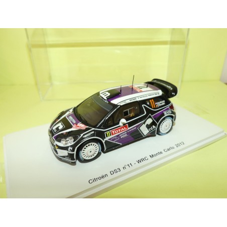 CITROEN DS3 WRC N°11 RALLYE MONTE CARLO 2012 P. VAN MERKSTEIJN SPARK 1:43 Abd
