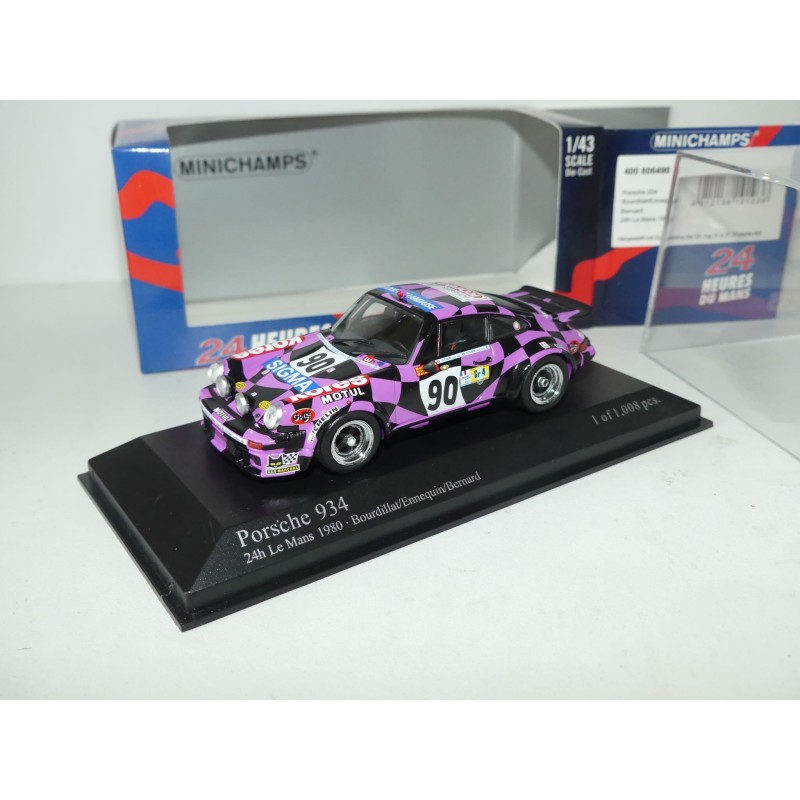 PORSCHE 934 N°90 LE MANS 1980 MINICHAMPS 1:43