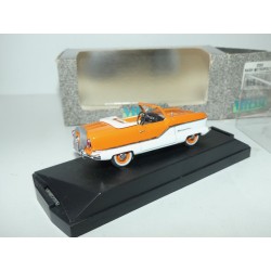 NASH METROPOLITAN 1959 CONVERTIBLE Orange et Blanc VITESSE 032 1:43