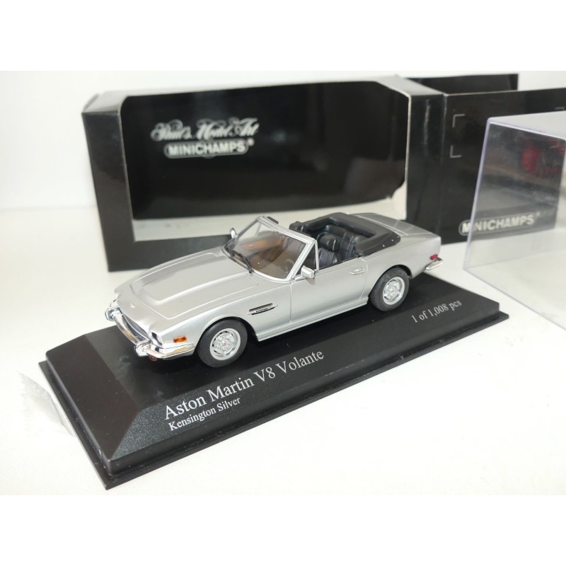 ASTON MARTIN V8 VOLANTE 1987 Gris MINICHAMPS 1:43