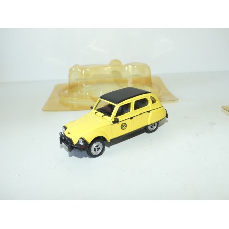 CITROEN 2CV N°120 DYANE CAPRA 1981 Jaune NOREV 1:43 sous coque
