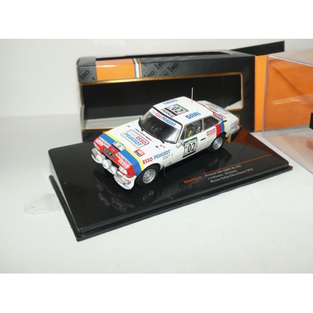 PEUGEOT 504 COUPE RALLYE COTE D IVOIRE 1978 J.P. NICOLAS IXO RAC417 1:43