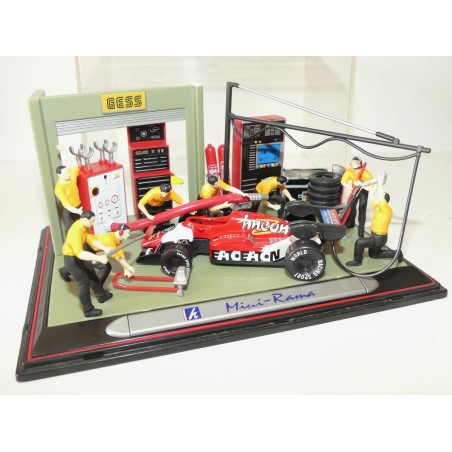 DIORAMA FORMULE 1 CARARAMA 1:43 boite vitrine
