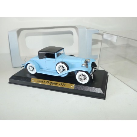 CORD L 29 SPYDER 1929 Bleu ATLAS 1:43