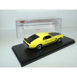 FORD MUSTANG BOSS 302 LHD 1969 Jaune et Noir TRAX TRR91D 1:43
