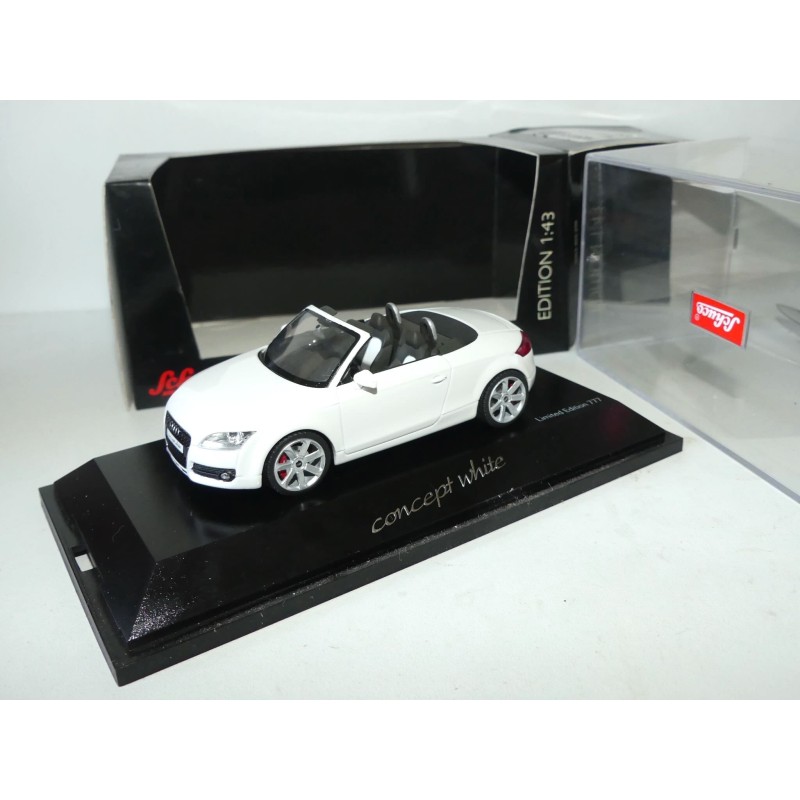 AUDI TT RS CABRIOLET 8J CONCEPT WHITE Blanc SCHUCO 1:43