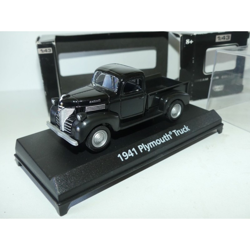 PLYMOUTH TRUCK 1941 Noir MOTOR MAX 1:43