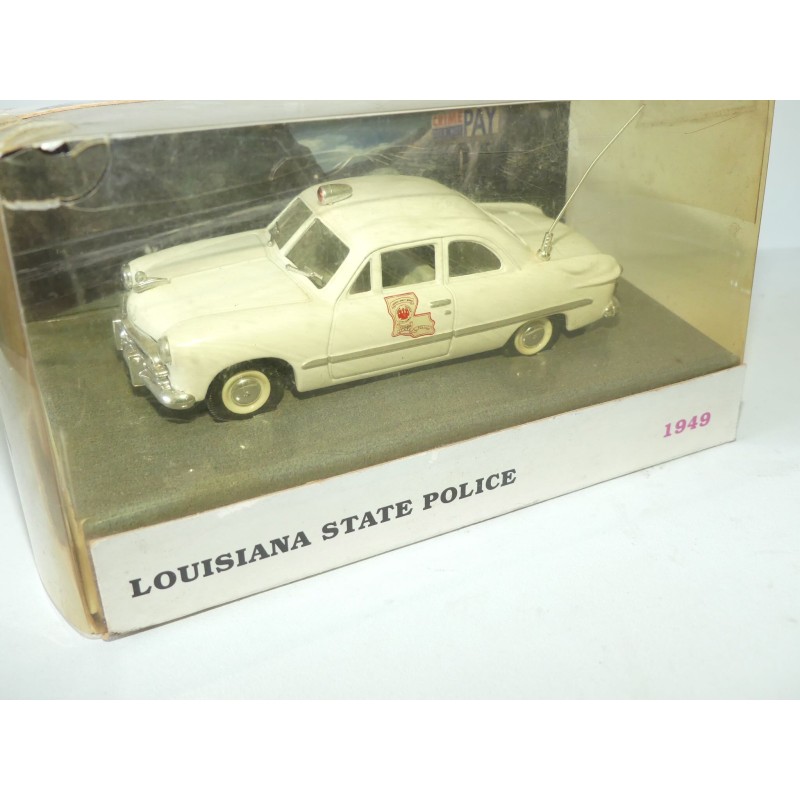 FORD 1949 LOUISIANA STATE POLICE WHITE ROSE COLLECTIBLES 1:43