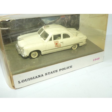 FORD 1949 LOUISIANA STATE POLICE WHITE ROSE COLLECTIBLES 1:43