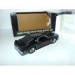 FORD MUSTANG BOSS 429 1969 Noir SNAP-ON 1:38