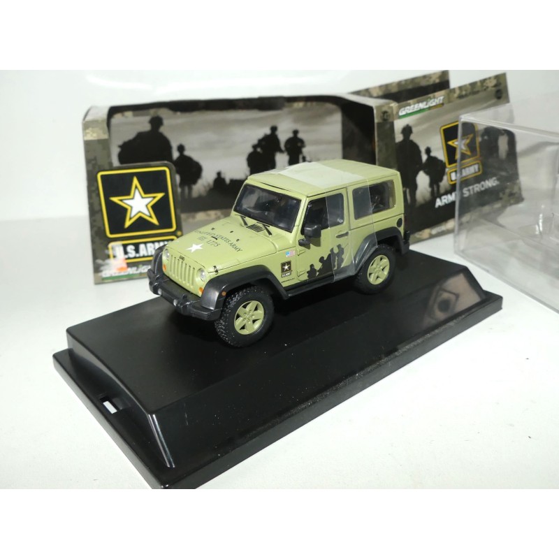 JEEP WRANGLER ARMY STRONG Vert GREENLIGHT 1:43