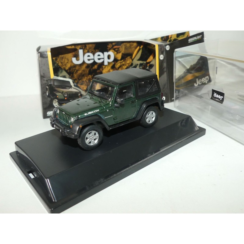 JEEP WRANGLER RUBICON 2012 Vert GREENLIGHT 1:43