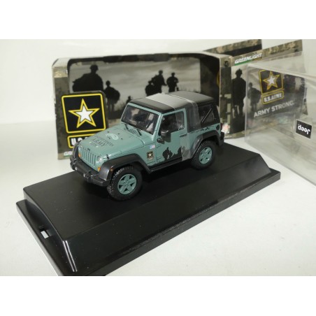 JEEP WRANGLER ARMY STRONG Vert Gris GREENLIGHT 1:43