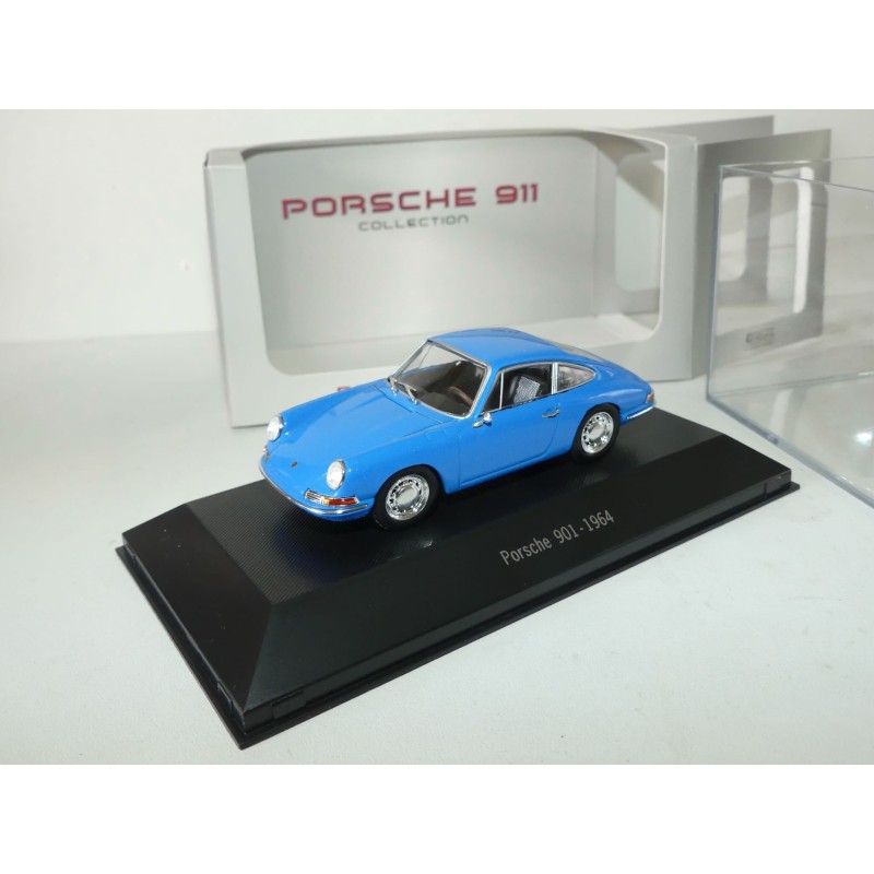 PORSCHE 901 1964 Bleu ATLAS 1:43