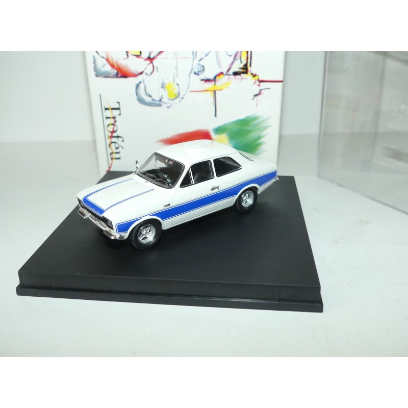 FORD ESCORT MK I RS 2000 Blanc et bleu TROFEU 510 1:43