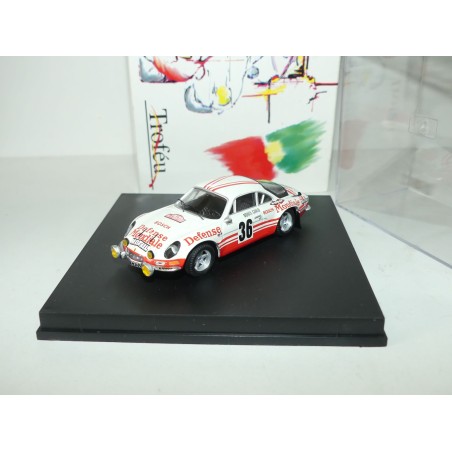 RENAULT ALPINE A110 RALLYE MONTE CARLO 1973 B. WOLLEK TROFEU 1:43 14ème