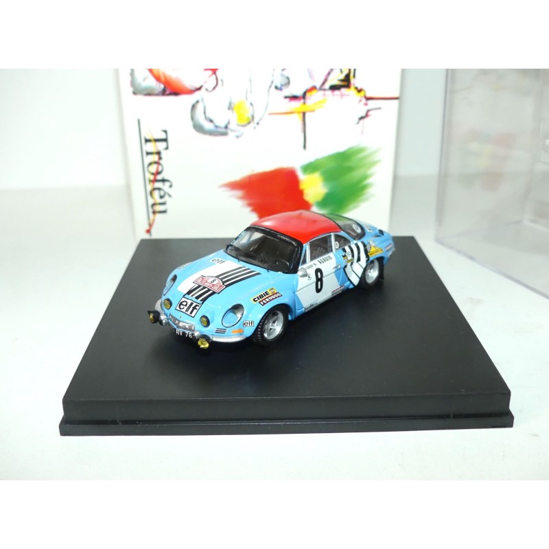 RENAULT ALPINE A110 RALLYE MONTE CARLO 1975 J.P. NICOLAS TROFEU 819 1:43 