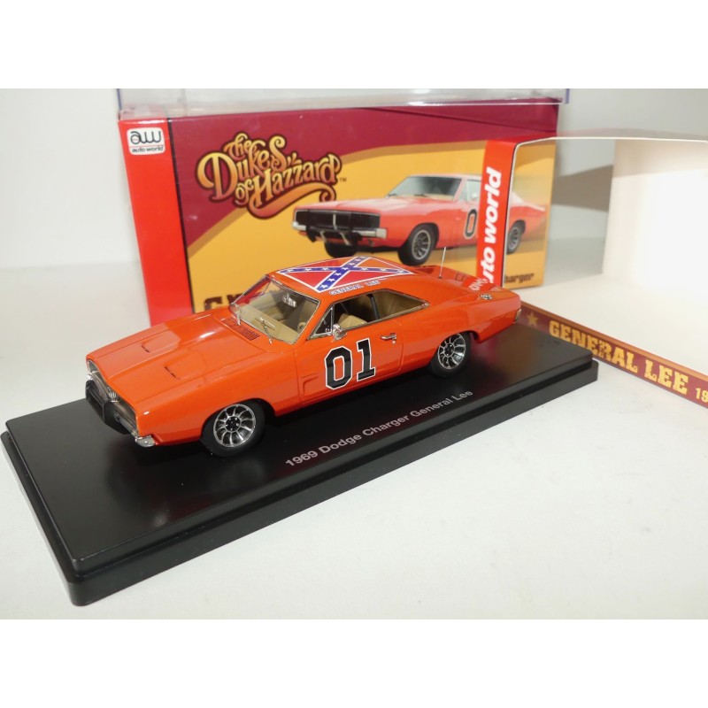 DODGE CHARGER R/T 1969 GENERAL LEE ERTL AUTO WORLD 1:43
