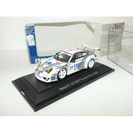 PORSCHE 911 GT3 RSR N°77 LE MANS 2004 EBBRO 600 1:43