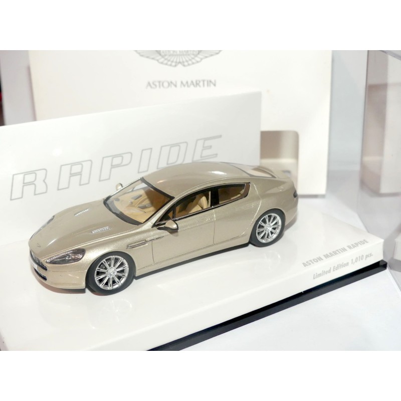 ASTON MARTIN RAPIDE Champagne RESINE MINICHAMPS 1:43