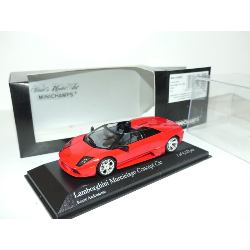 LAMBORGHINI MURCIELAGO BARCHETTA Concept Car 2004 Rouge Red MINICHAMPS 1:43