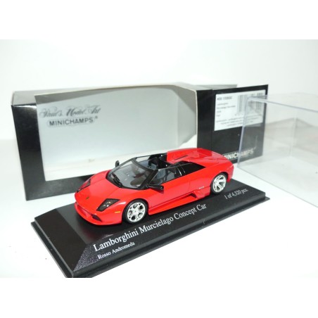 LAMBORGHINI MURCIELAGO BARCHETTA Concept Car 2004 Rouge Red MINICHAMPS 1:43