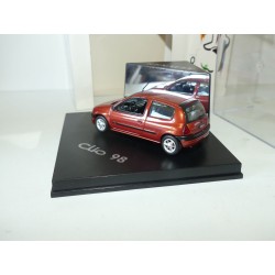 RENAULT CLIO II Phase 1 3 Portes Marron OrangÃ© VITESSE 1:43
