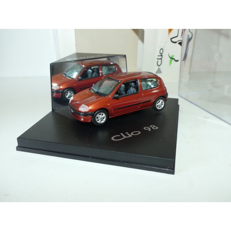 RENAULT CLIO II Phase 1 3 Portes Marron OrangÃ© VITESSE 1:43