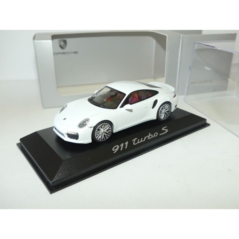 PORSCHE 911 991 TURBO S Blanc MINICHAMPS 1:43