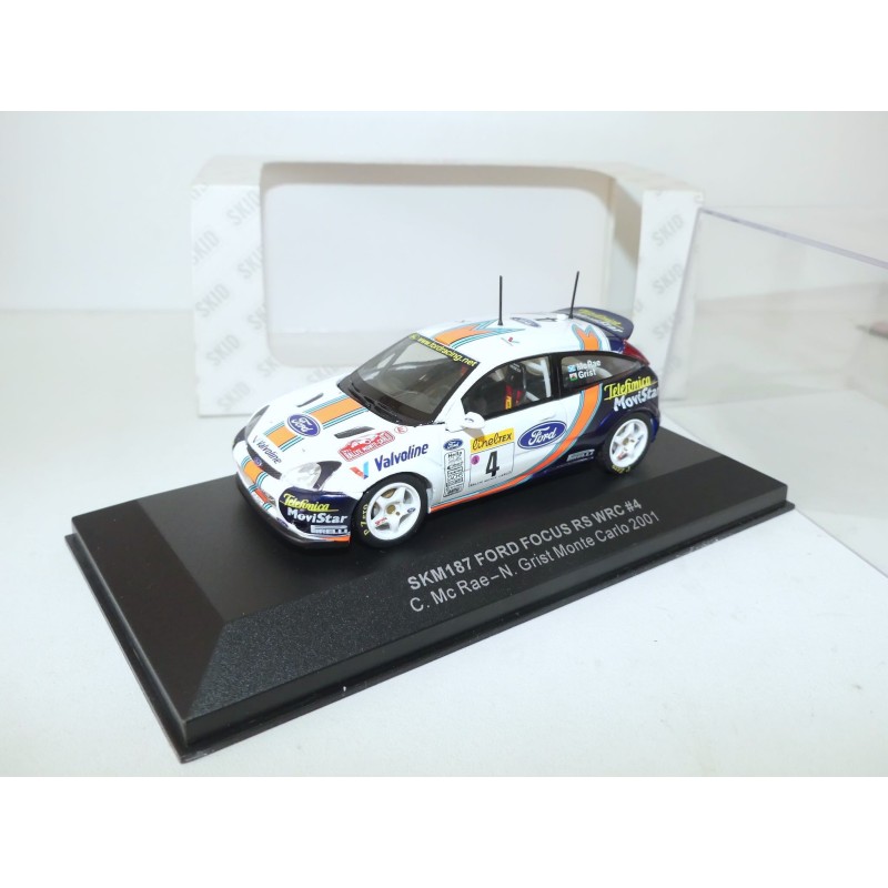 FORD FOCUS RS WRC RALLYE DE MONTE CARLO 2001 C. McRAE VITESSE SKM187 1:43 Abd