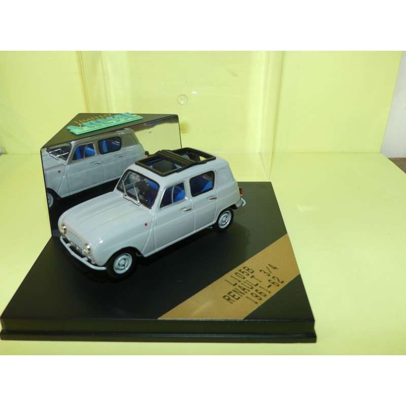 RENAULT 3 4 1961-62 TOIT OUVRANT Gris VITESSE L105B 1:43