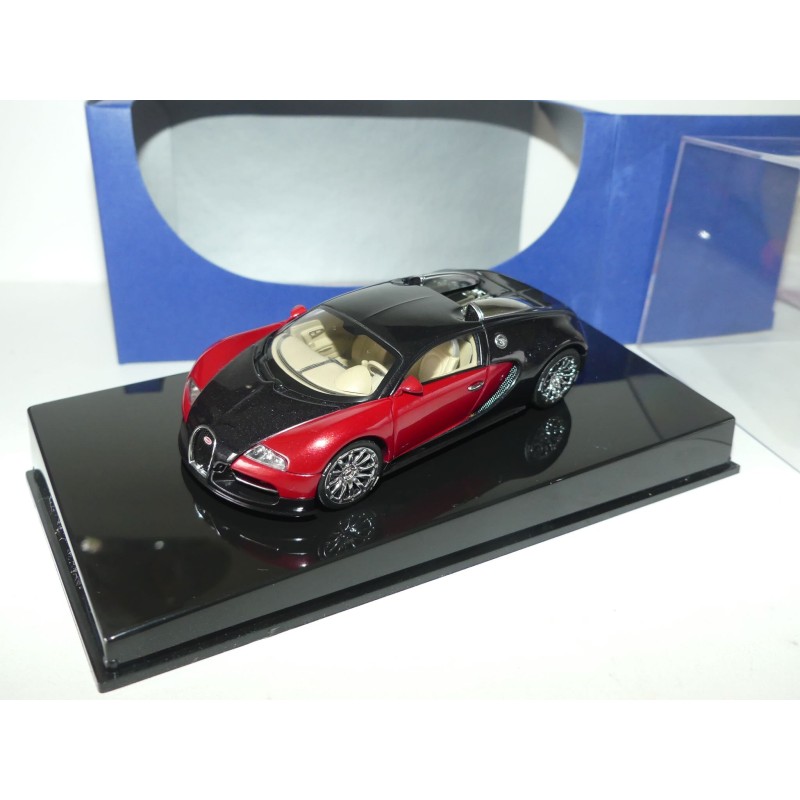 BUGATTI EB 16.4 VEYRON Noir et Rouge AUTOART 1:43