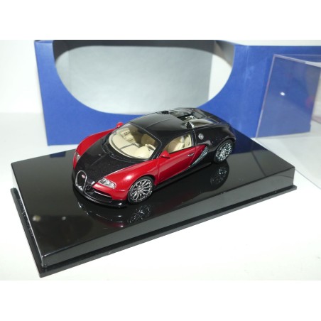 BUGATTI EB 16.4 VEYRON Noir et Rouge AUTOART 1:43