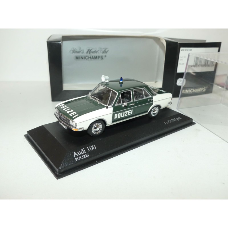AUDI 100 1970 POLIZEI MINICHAMPS 1:43